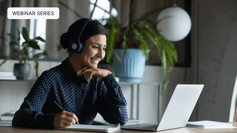 Female bankers sitting at laptop